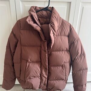 lululemon athletica brown wunder puff Jacket